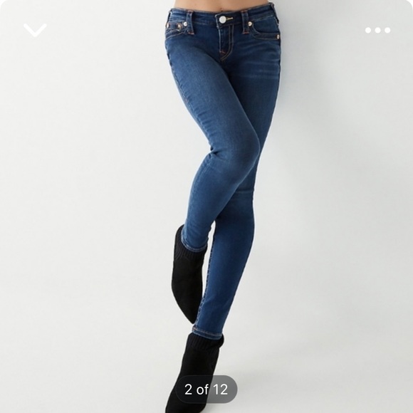 True Religion Skinny Jeans Size 27 - Picture 2 of 12